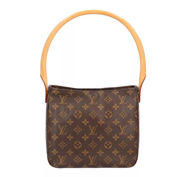 LOUIS VUITTON Shoulder Bag Monogram canvas Monogram Looping MM used - Picture 1 of 9